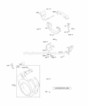 Alternator Ignition Switches Diagram and Parts List for  Briggs and Stratton Engine